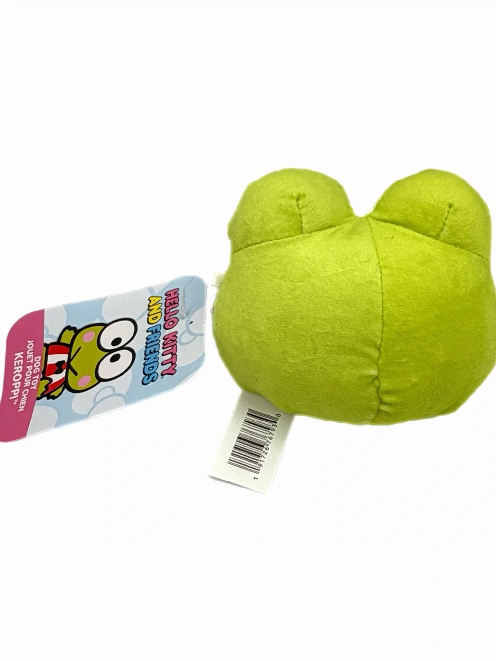 Sanrio Keroppi Face Plush Dog Toy – New with Tags